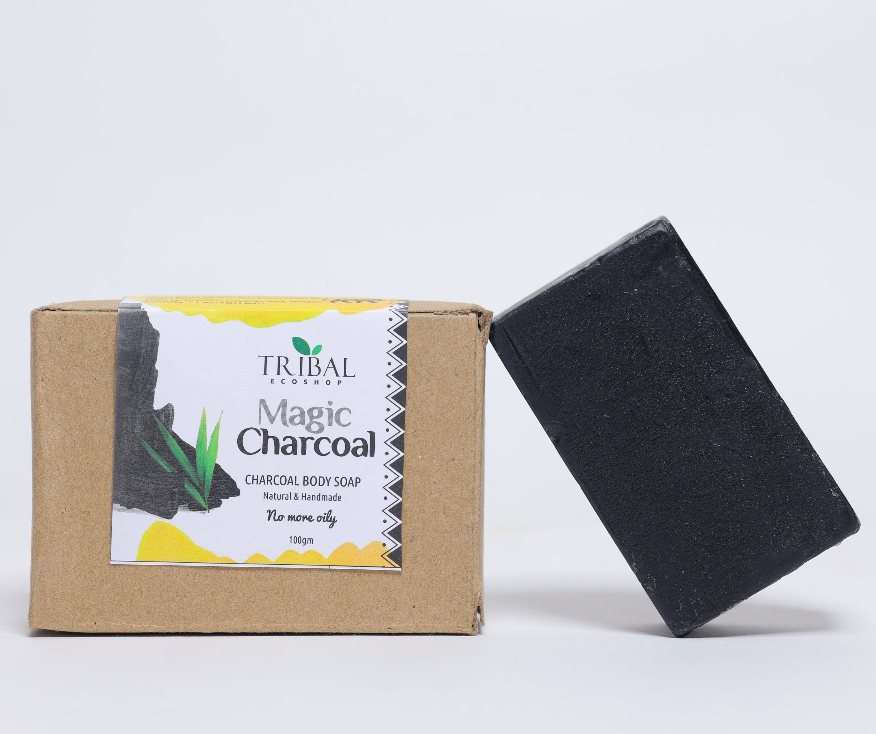 Magic Charcoal Body Soap 100g | Activated Charcoal for Deep Cleansing & Detox