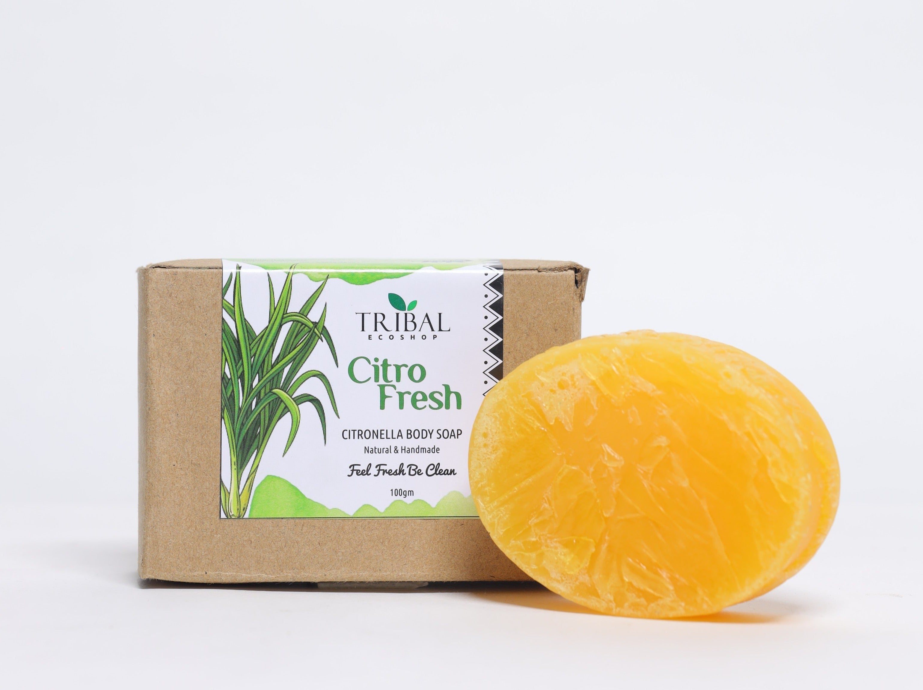 Citro Fresh Citronella Body Soap 100g | Natural Insect-Repellent Soap with Refreshing Citrus Aroma