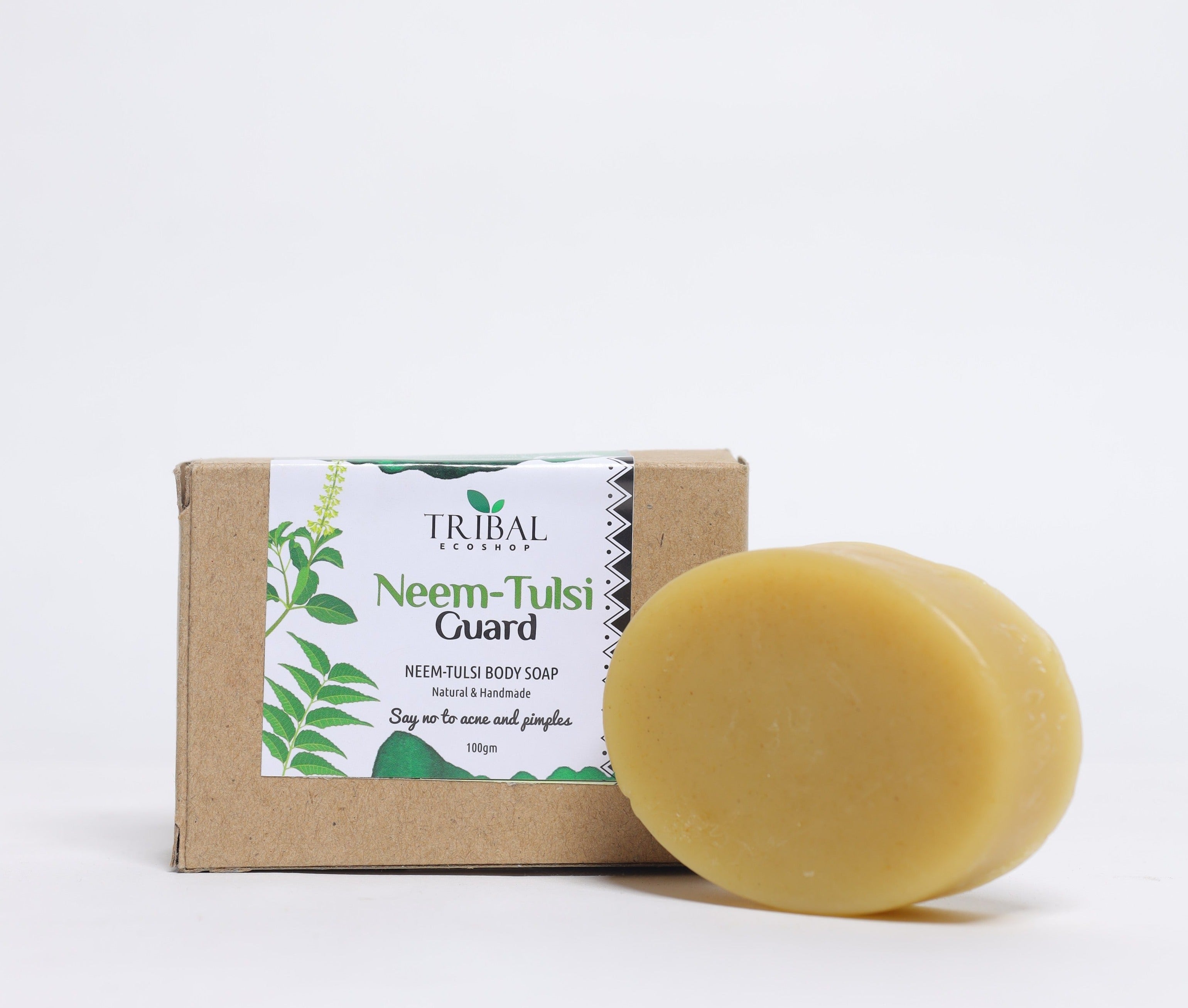 Neem-Tulsi Guard Body Soap 100g | Herbal Neem & Tulsi Soap for Clear & Healthy Skin