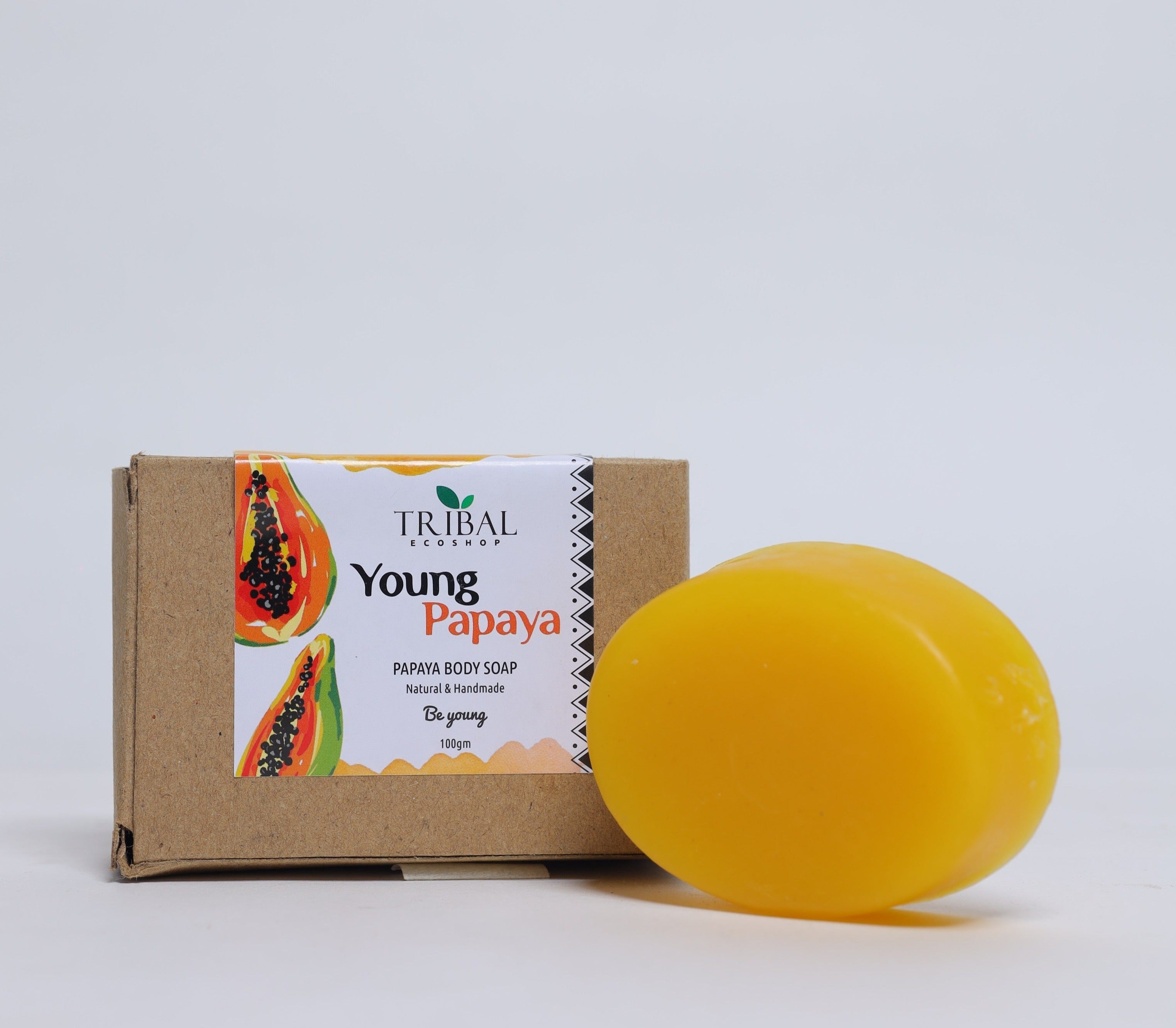 Young Papaya Body Soap 100g | Skin-Brightening & Exfoliating Papaya Soap for a Radiant Glow