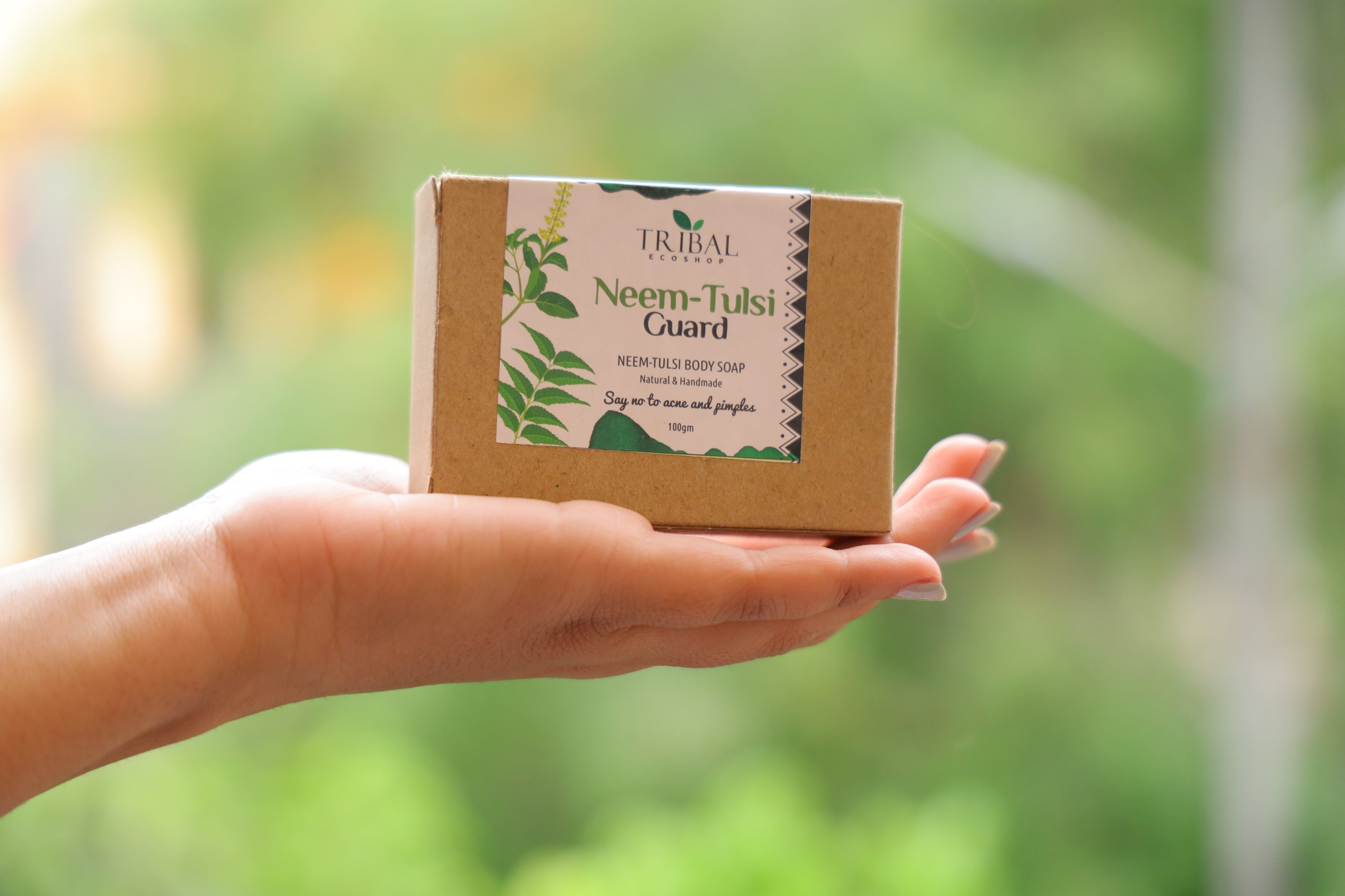 Neem-Tulsi Guard Body Soap 100g | Herbal Neem & Tulsi Soap for Clear & Healthy Skin