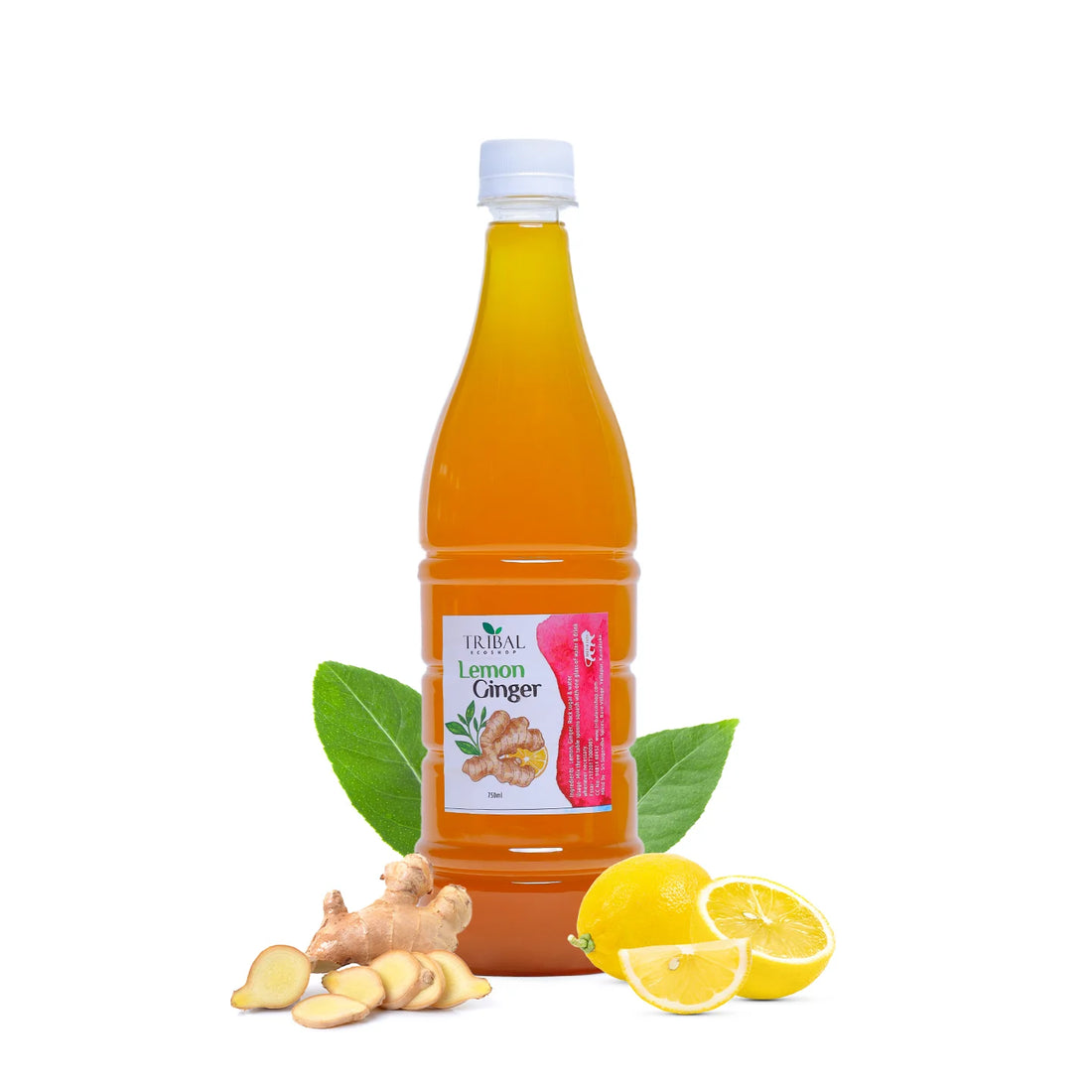 Lemon Ginger Squash 750ml | Immunity Booster & Digestive Health Drink | Natural Detox & Refreshing Beverage