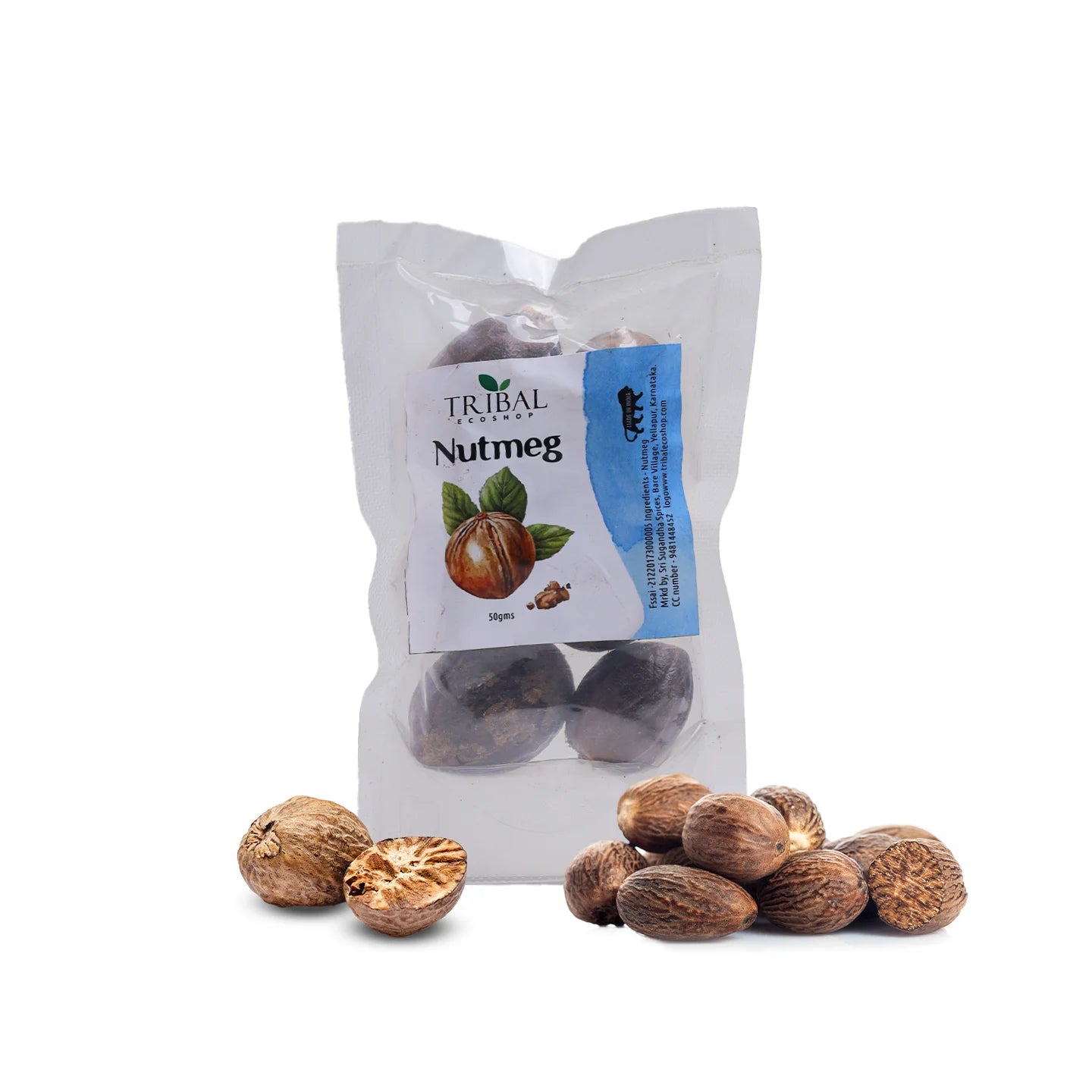 Nutmeg 50g | Aromatic Spice for Digestion & Wellness