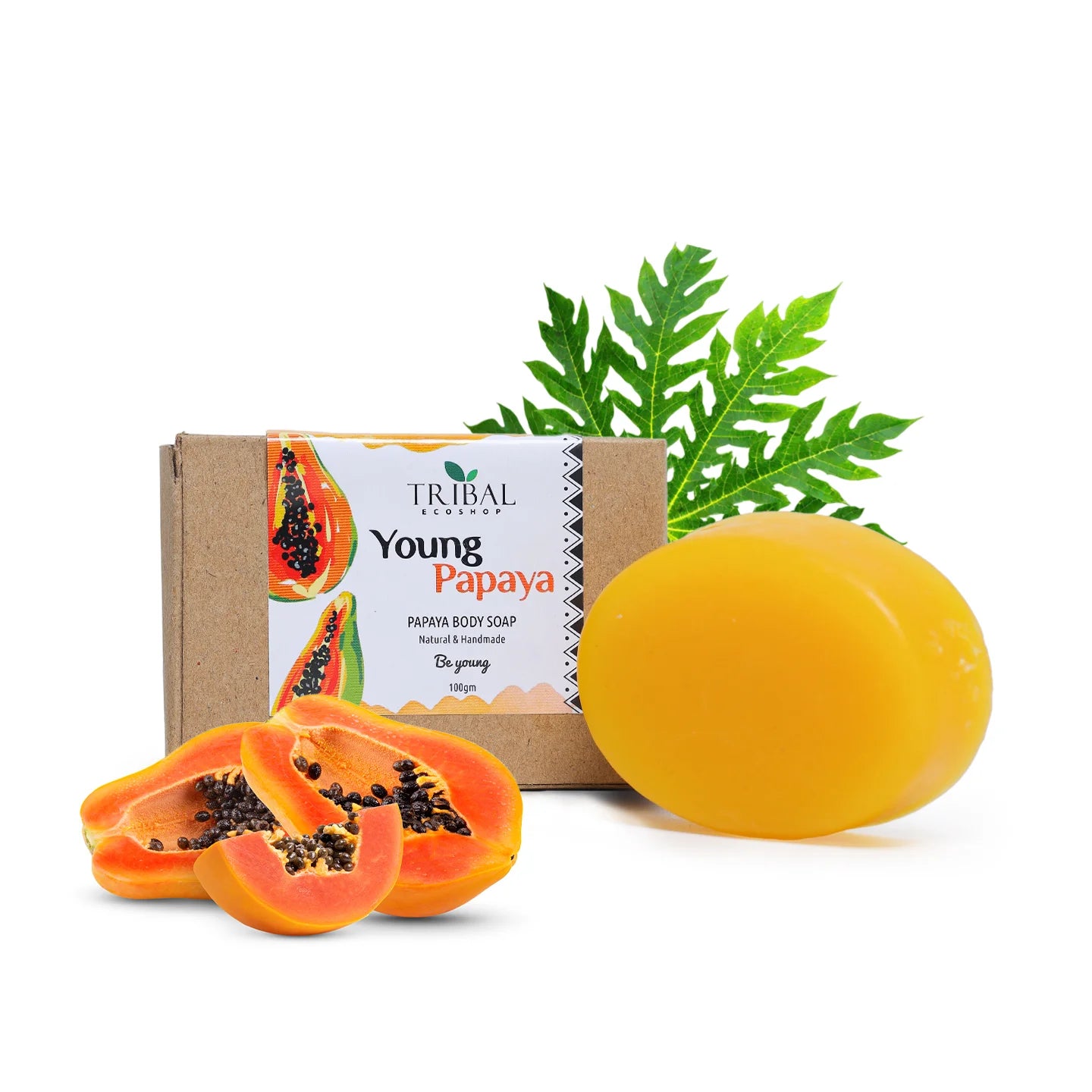 Young Papaya Body Soap 100g | Skin-Brightening & Exfoliating Papaya Soap for a Radiant Glow