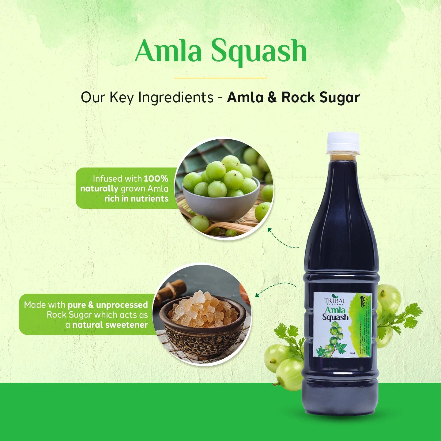 Amla Squash 750ml | Rich in Vitamin C & Antioxidants | Immunity Booster & Refreshing Herbal Drink