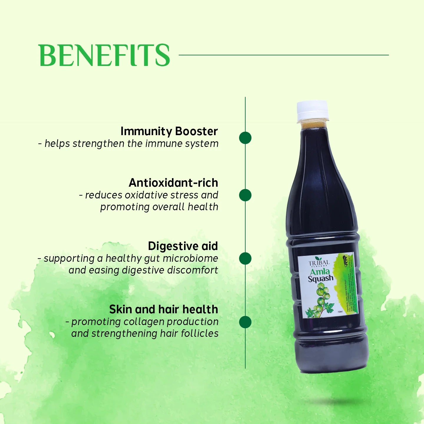 Amla Squash 750ml | Rich in Vitamin C & Antioxidants | Immunity Booster & Refreshing Herbal Drink