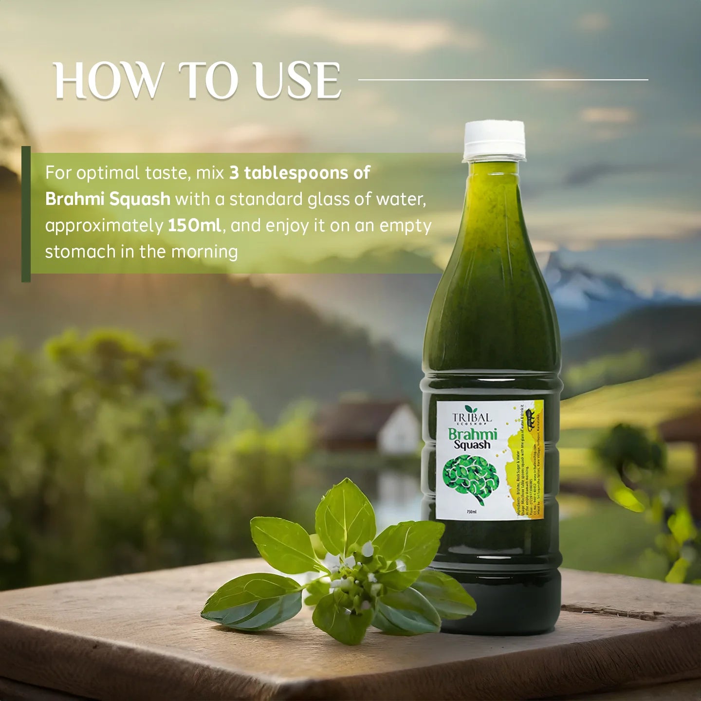 Natural brahmi squash