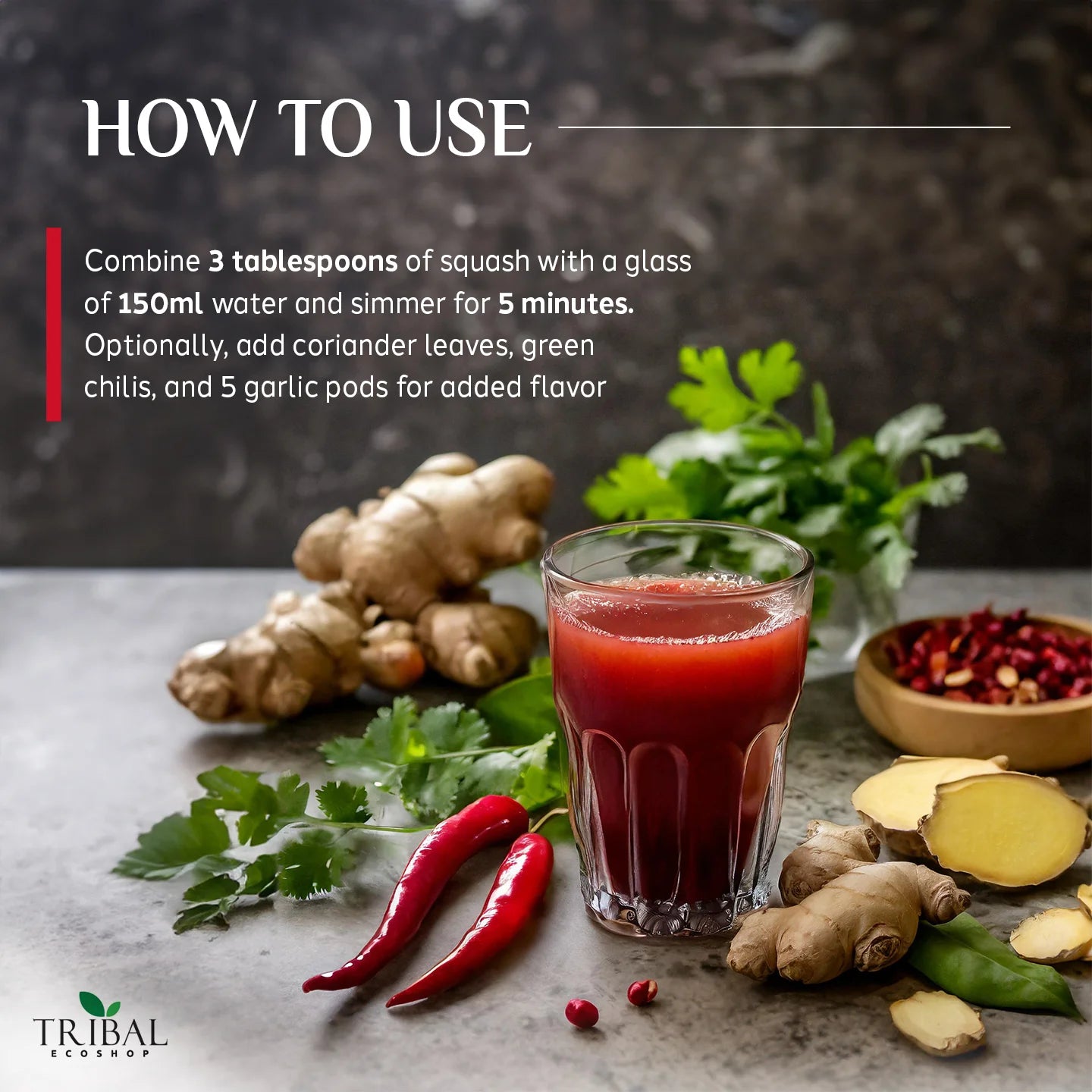 Kokum Kashaya | Hot Kokum Herbal Drink Mix for Digestion & Immunity