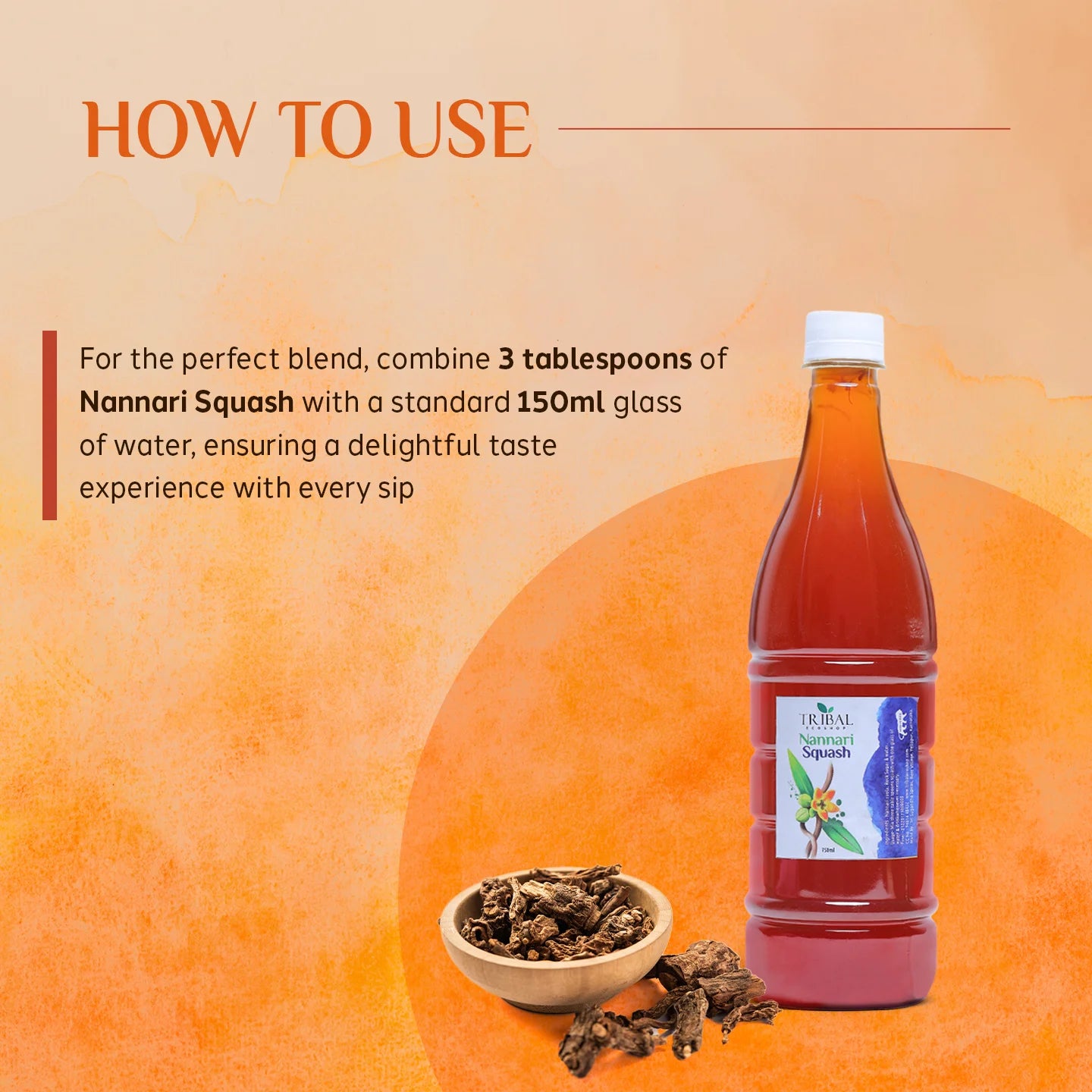 Nannari Squash 750ml | Natural Herbal Refreshing Drink | Cooling & Detoxifying Syrup | Supports Digestion & Hydration
