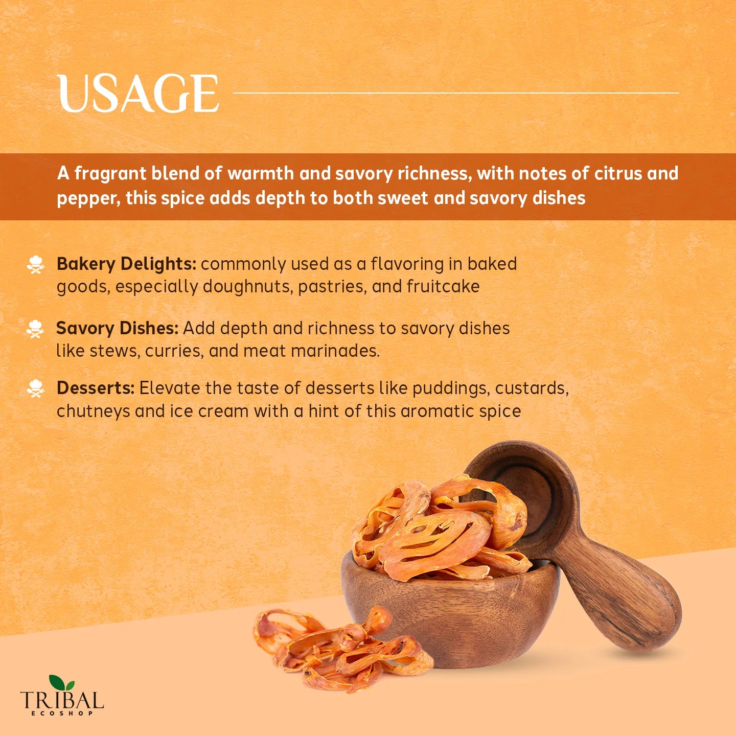 Nutmeg Mace 15g | Premium Javitri | Aromatic Spice for Cooking & Wellness