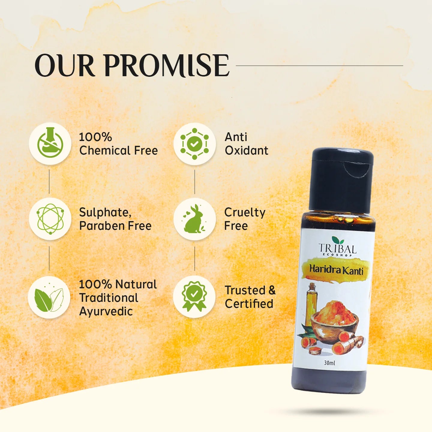 Haridra Kanti Herbal Natural Turmeric Face Wash.