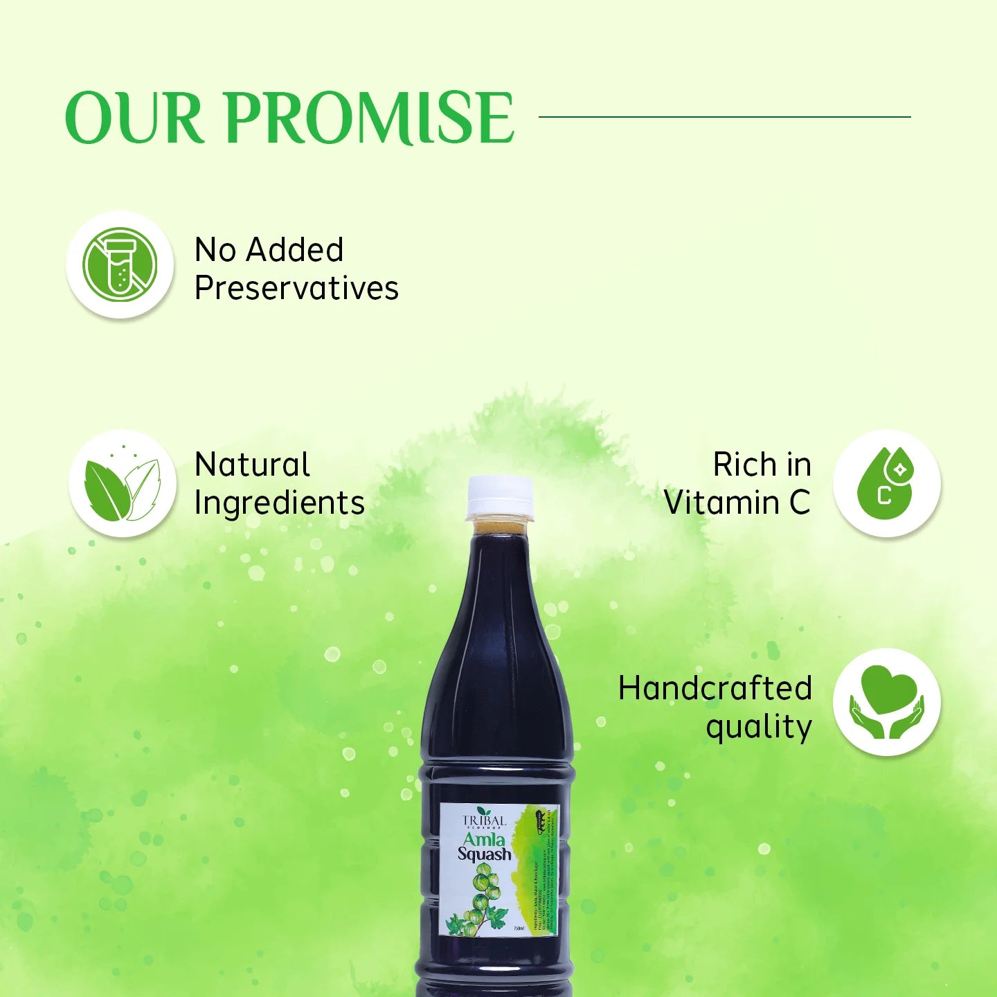 Amla Squash 750ml | Rich in Vitamin C & Antioxidants | Immunity Booster & Refreshing Herbal Drink