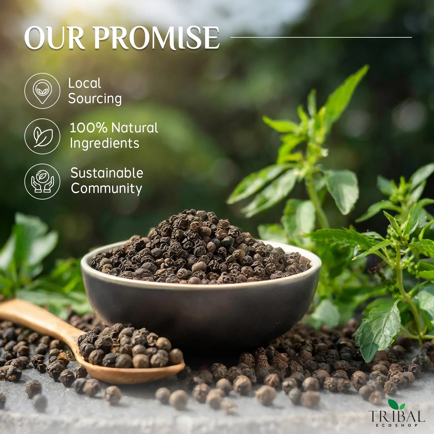 Black Pepper 100g | Rich in Piperine for Nutrient Absorption & Antioxidant Benefits