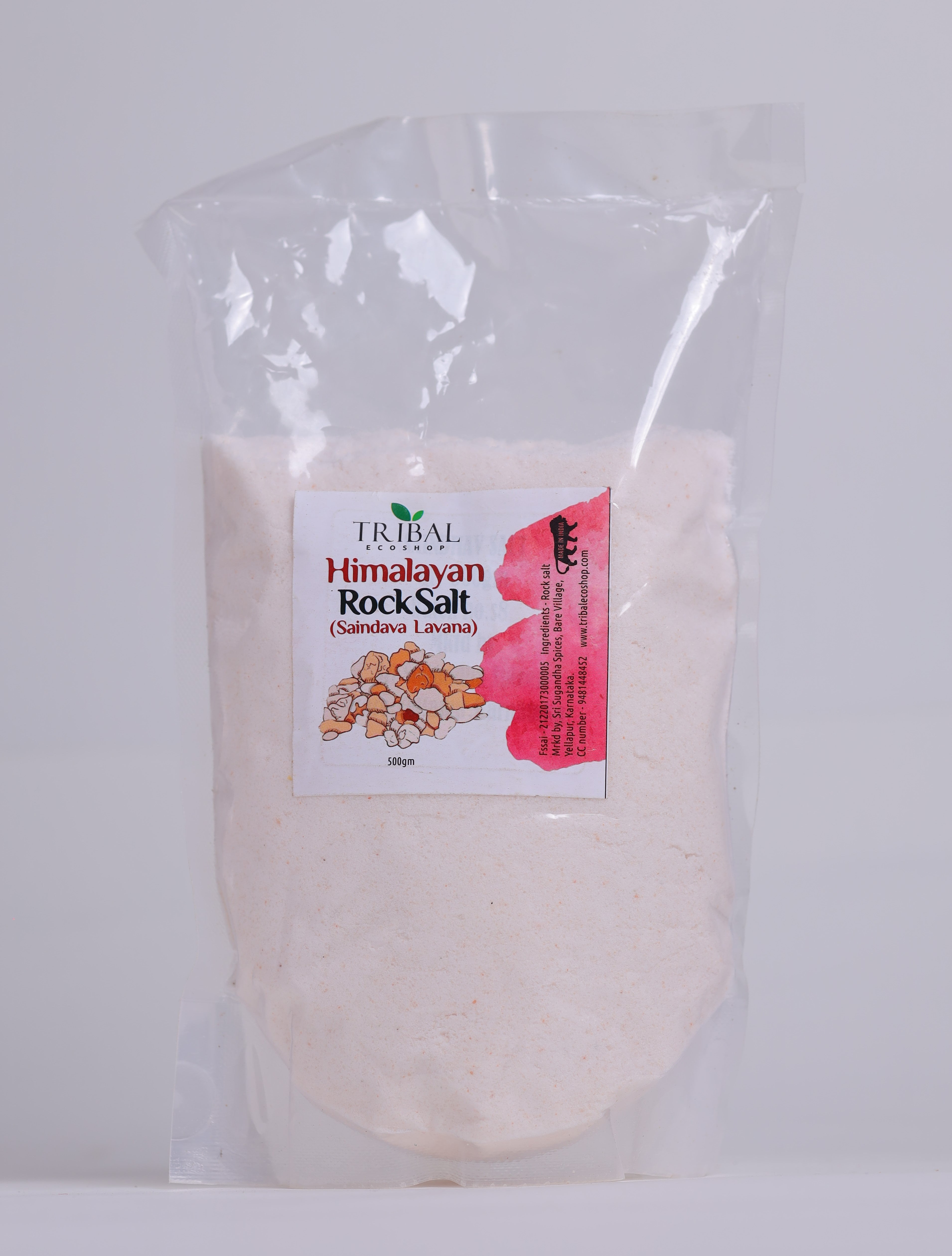Himalayan Rock Salt 500g | Pure & Mineral-Rich Pink Salt for Cooking & Wellness