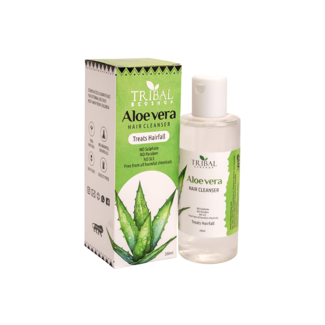 Aloe Vera Shampoo 200ml | Hydrating & Nourishing Hair Cleanser | Controls Dandruff & Hair Fall | Promotes Soft, Smooth & Healthy Hair