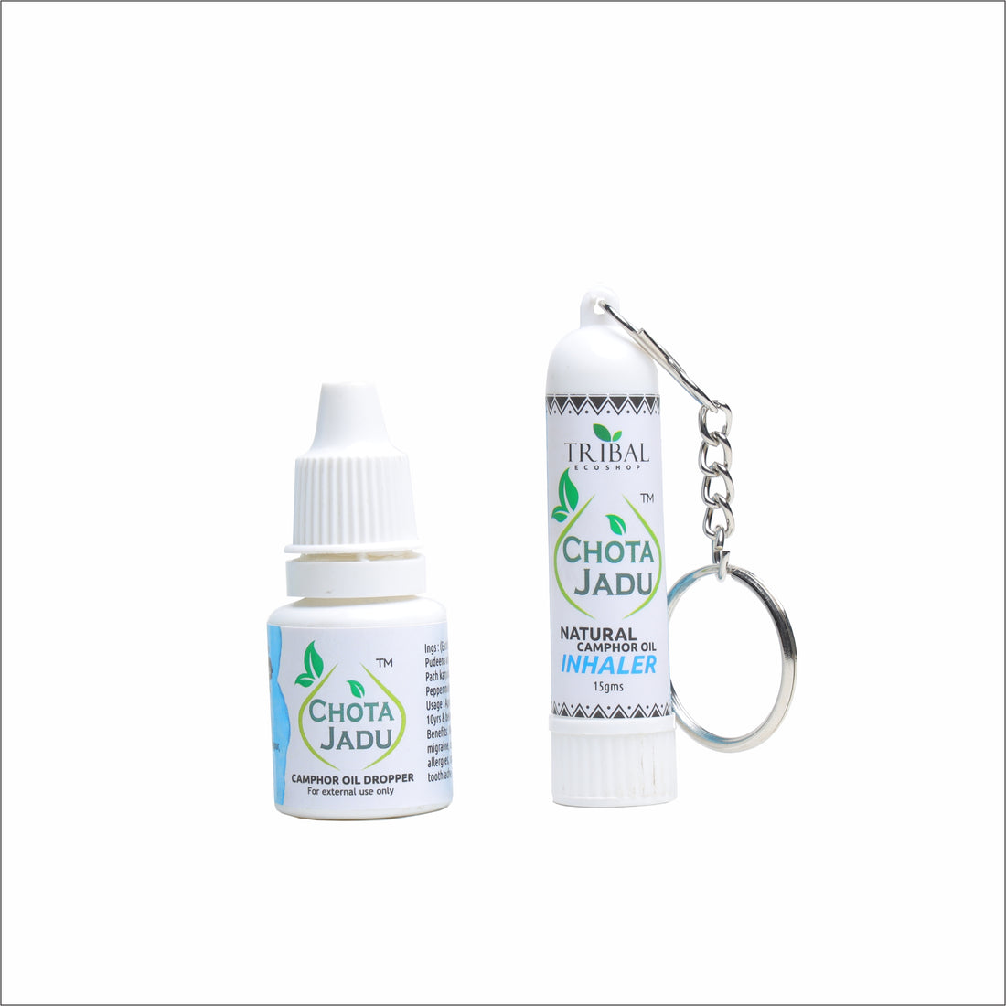 Chota Jadu Inhaler + Dropper | 2 Piece Combo