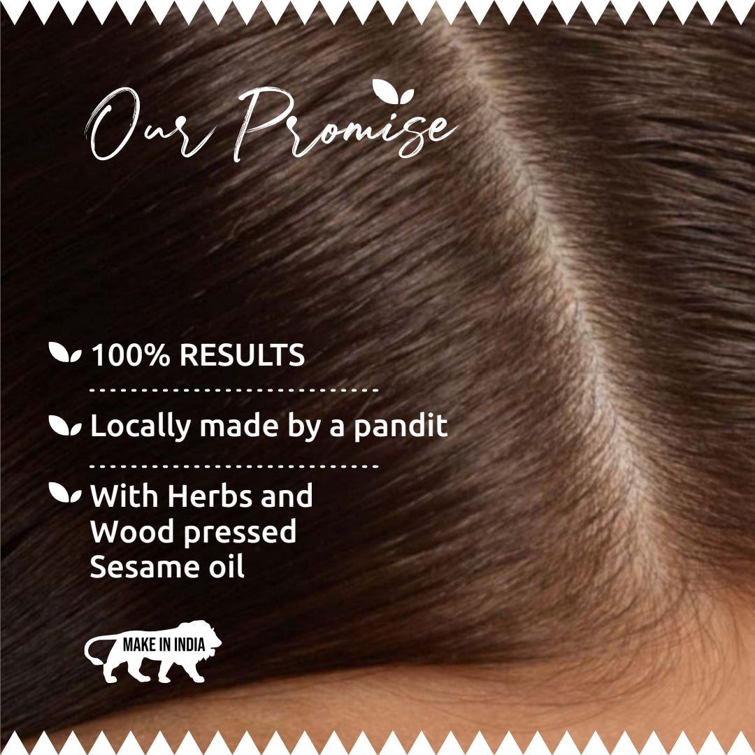 Dandruff Nivarak by Tribal Eco Shop – Bhringraj, Amla & Hibiscus Scalp Oil | Scalp Nourishment & Hair Wellness | 100ml