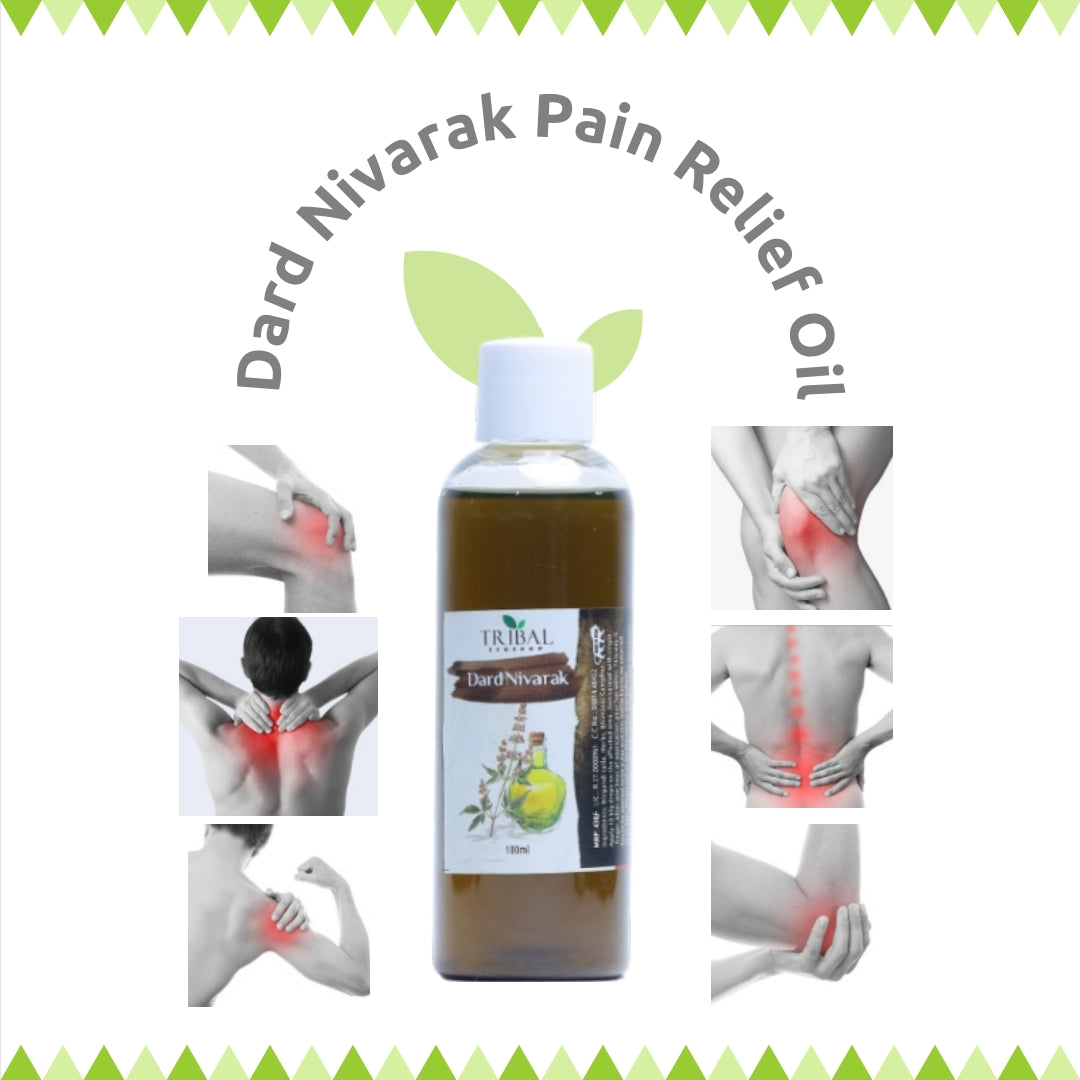 Dard Nivarak by Tribal Eco Shop – Nirgundi & Bhimseni Camphor Ayurvedic Massage Oil | Joint & Muscle Comfort | 100ml