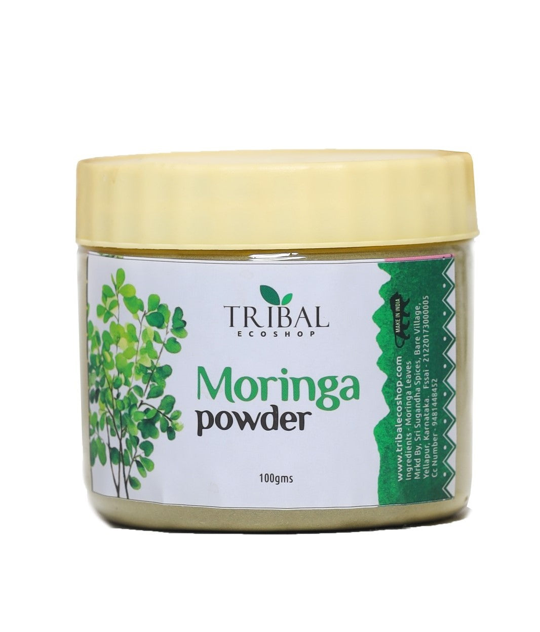 100% Pure Moringa Powder 100g | Superfood for Immunity, Energy, Weight Loss & Detox