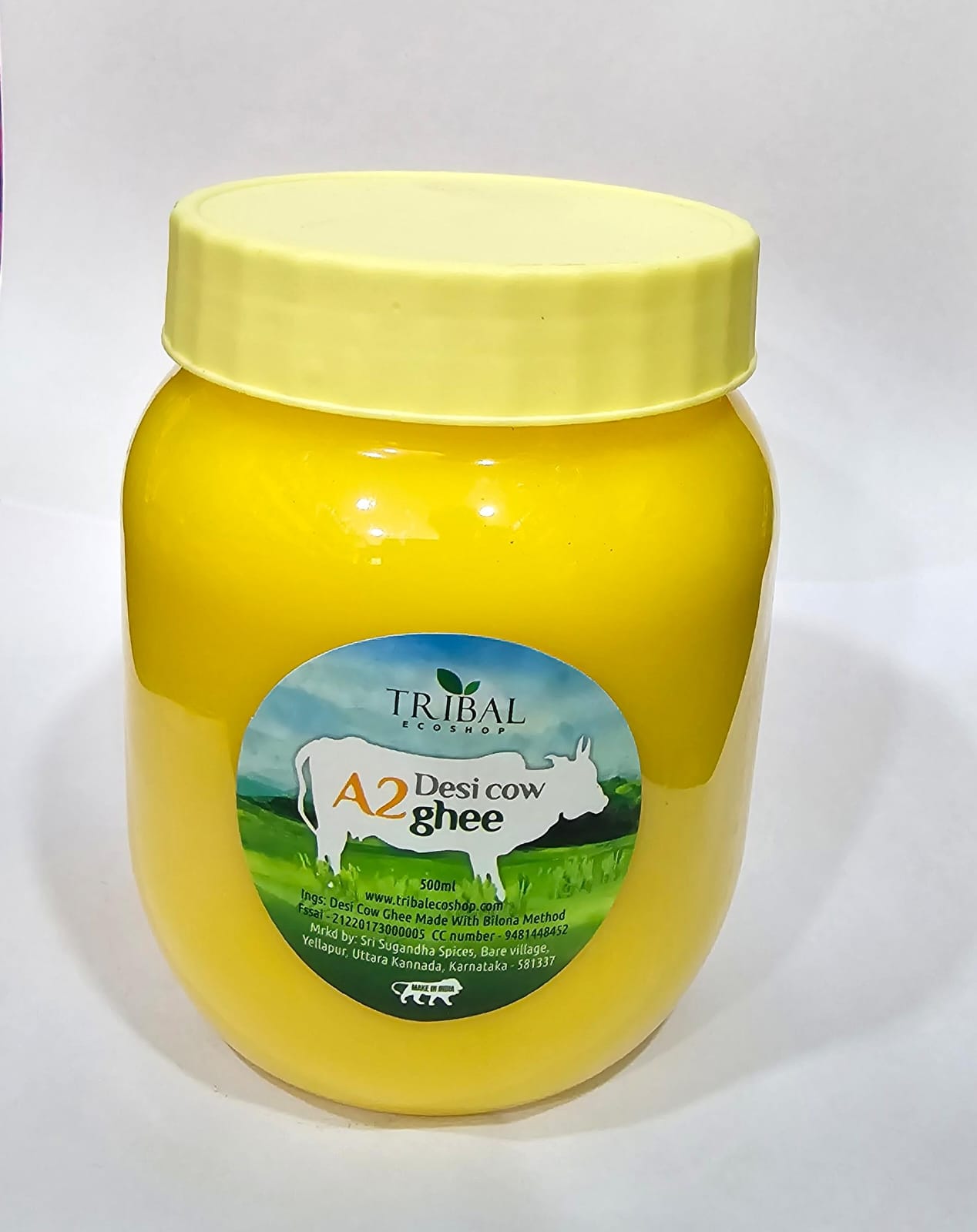 A2 Desi Cow Ghee (Agnihotra Special) | Pure Malnad Gidda Cow Ghee