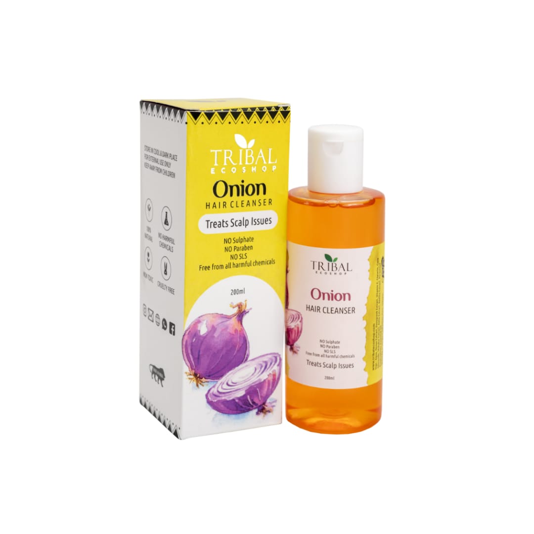 Onion Hair Cleanser 200ml | Anti-Hair Fall Shampoo | Strengthens Roots & Promotes Hair Growth