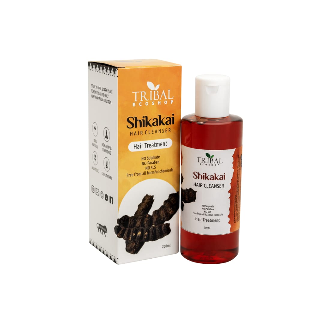 Shikakai Hair Cleanser 200ml | Natural Herbal Shampoo for Hair Growth & Dandruff Control