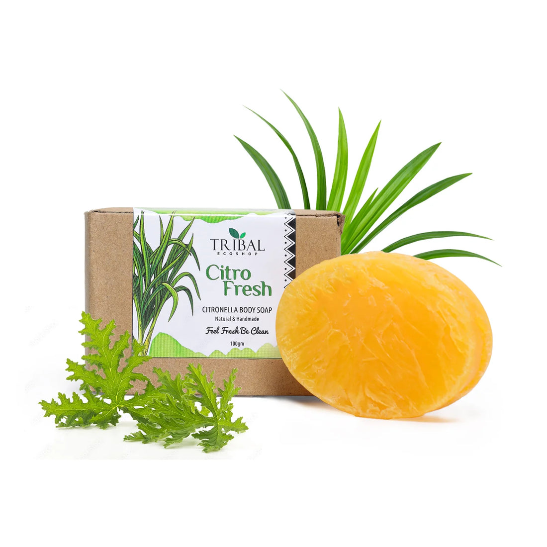Citro Fresh Citronella Body Soap 100g | Natural Insect-Repellent Soap with Refreshing Citrus Aroma