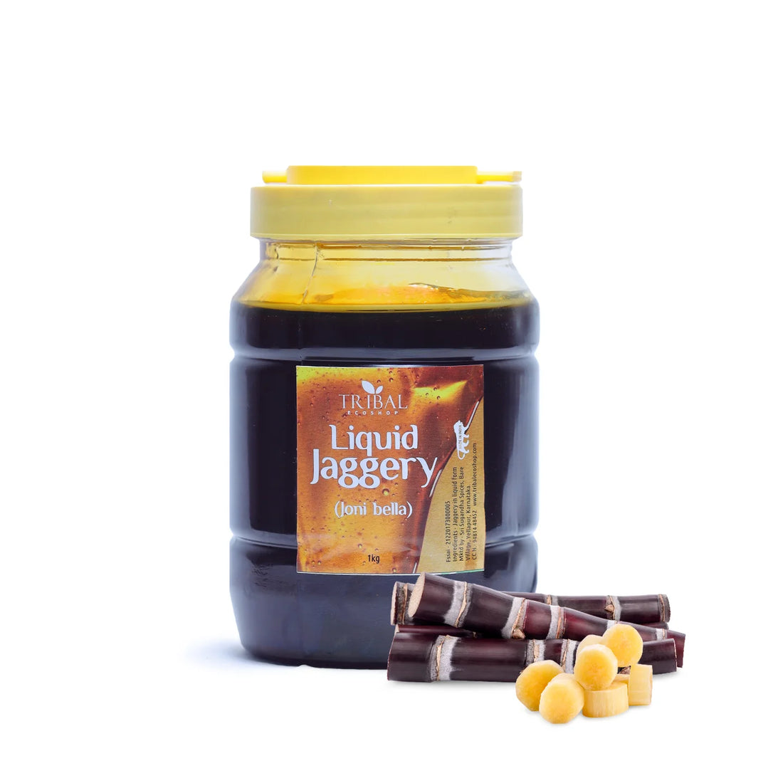 Liquid Jaggery 1kg | Natural Sweetener | Rich in Minerals & Antioxidants | Chemical-Free & Unrefined