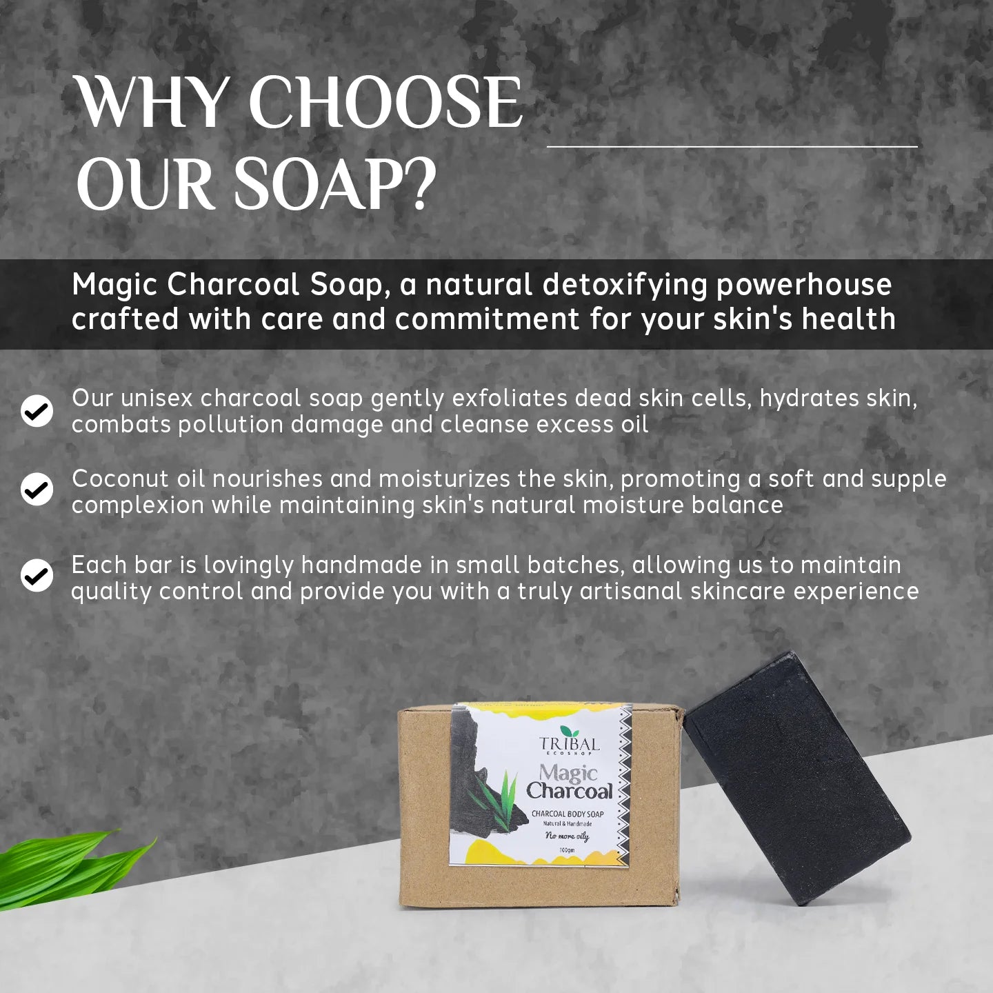 Magic Charcoal Soap | Natural Charcoal Handmade Soap – Tribal Eco Shop