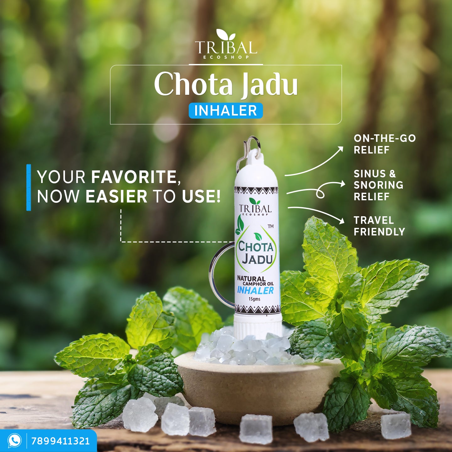Chota Jadu – Ayurvedic Balm for Headache &amp; Sinus Relief