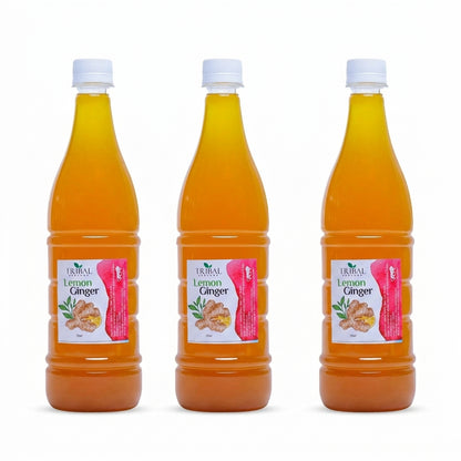 Lemon Ginger Squash by Tribal Eco Shop — Natural Lemon &amp; Ginger Squash | 750ml