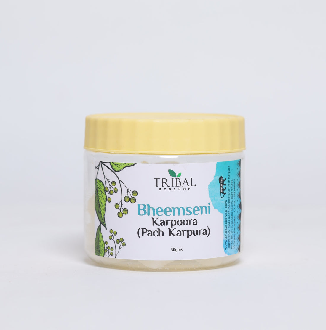 Bheemseni Kapoora (Pach Karpura) 50g | 100% Pure Camphor for Pooja & Ayurveda