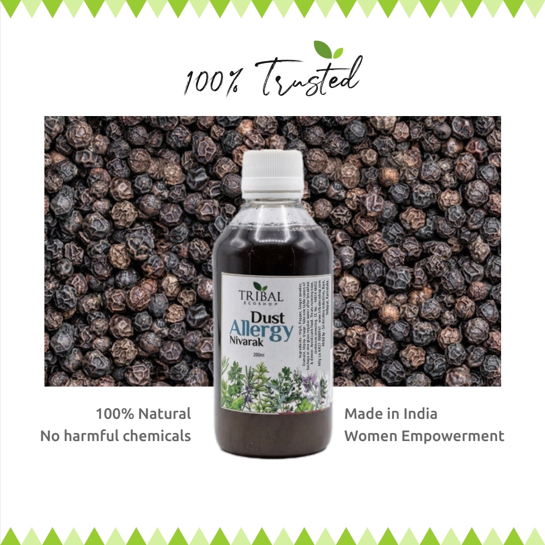 Allergy Kashaya 200ml | Natural Dust Allergy Relief | Controls Sneezing &amp; Running Nose