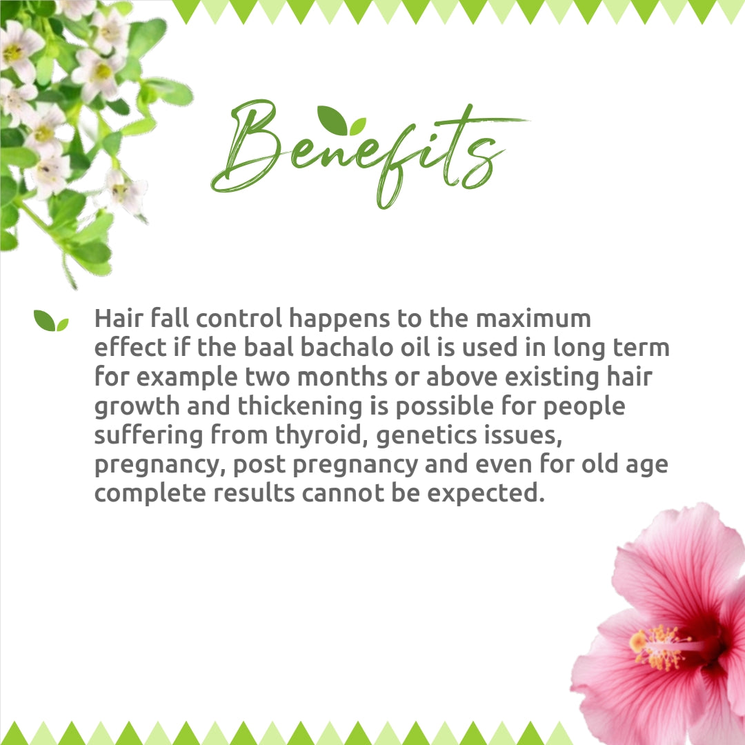 Baal Bachalo by Tribal Eco Shop – Brahmi, Hibiscus &amp; Sesame Hair Oil | Scalp Nourishment &amp; Hair Vitality | 200ml