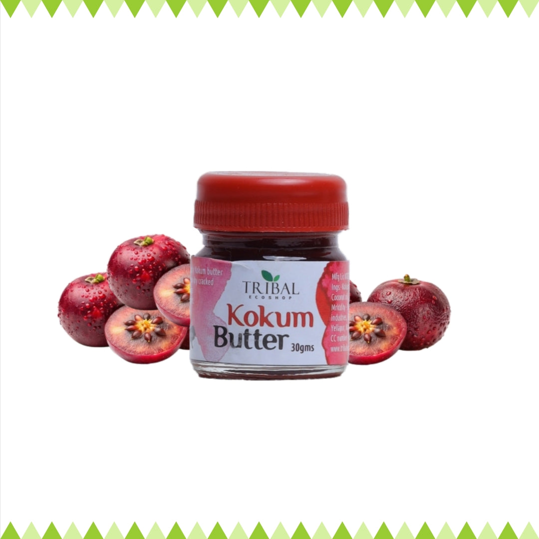 Kokum Butter 30g | Natural Remedy for Dry Skin & Cracked Heels