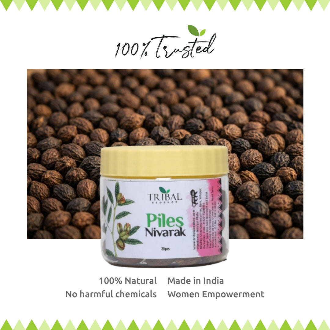 Piles Nivarak 20pc | Ayurvedic Piles Treatment | Fast Relief from Hemorrhoids, Fissures &amp; Constipation