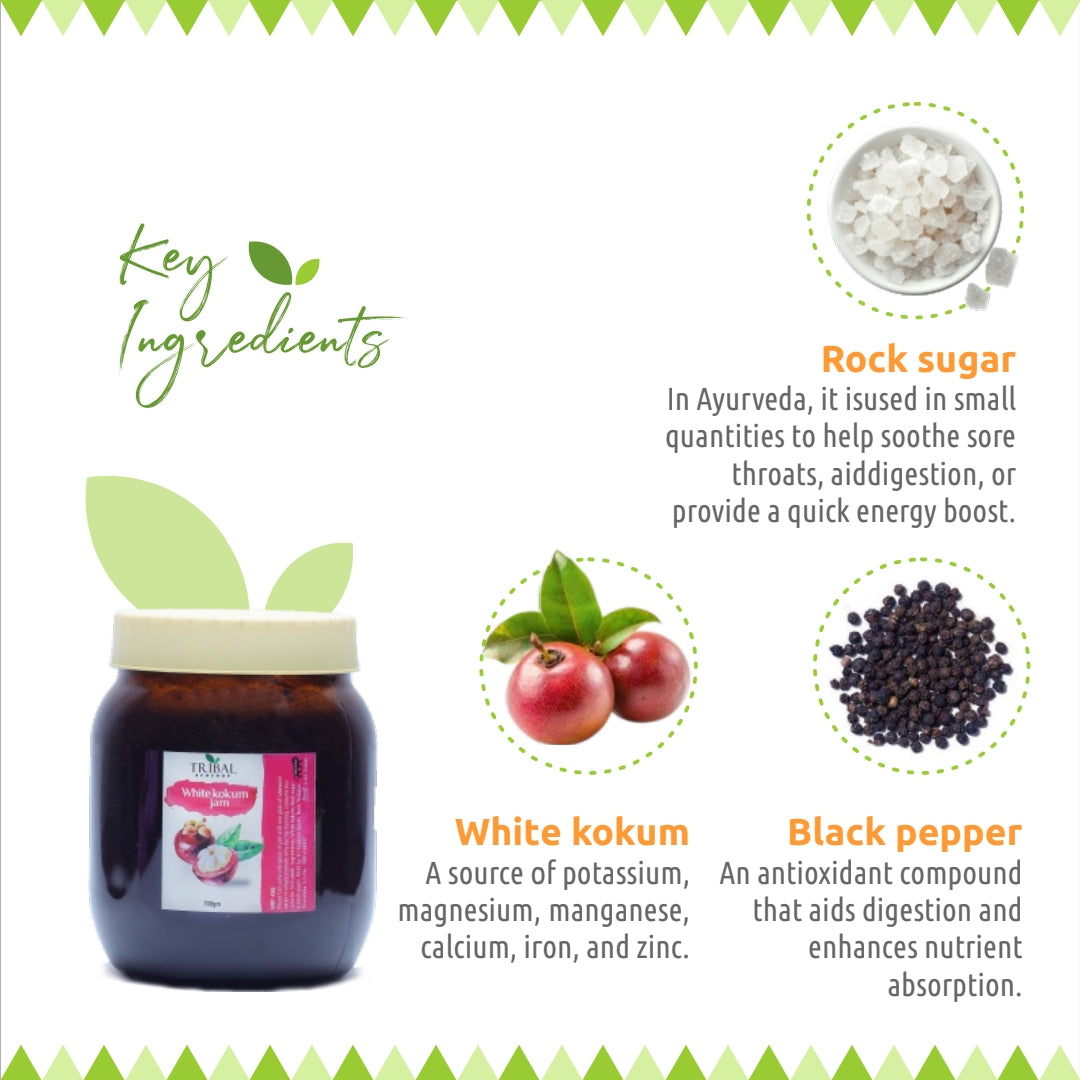 White Kokum Jam 700g | Natural Summer Coolant for Acidity, Digestion &amp; Hydration